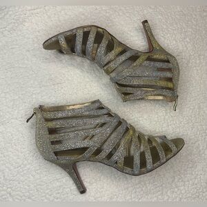 ✨Coach & Four Glitter Heels - Gold/Silver - Size 9